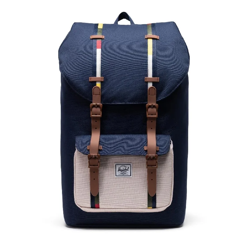 Weekend Savings Delight Herschel Little America Backpack - Peacoat/Birch
