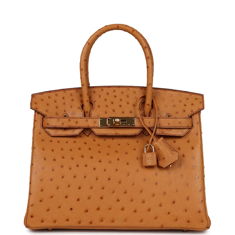 Weekend Extravaganza: Shop Now Hermes Birkin 30 Gold Ostrich Gold Hardware