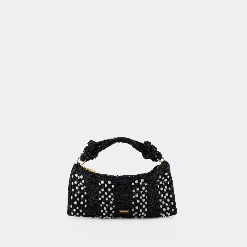 Shop Smarter With These Special Offers Hera Nano Shoulder Bag - Cult Gaia - Raffia - Black Shop Smarter With These Special Offers Hera Nano Shoulder Bag - Cult Gaia - Raffia - Black