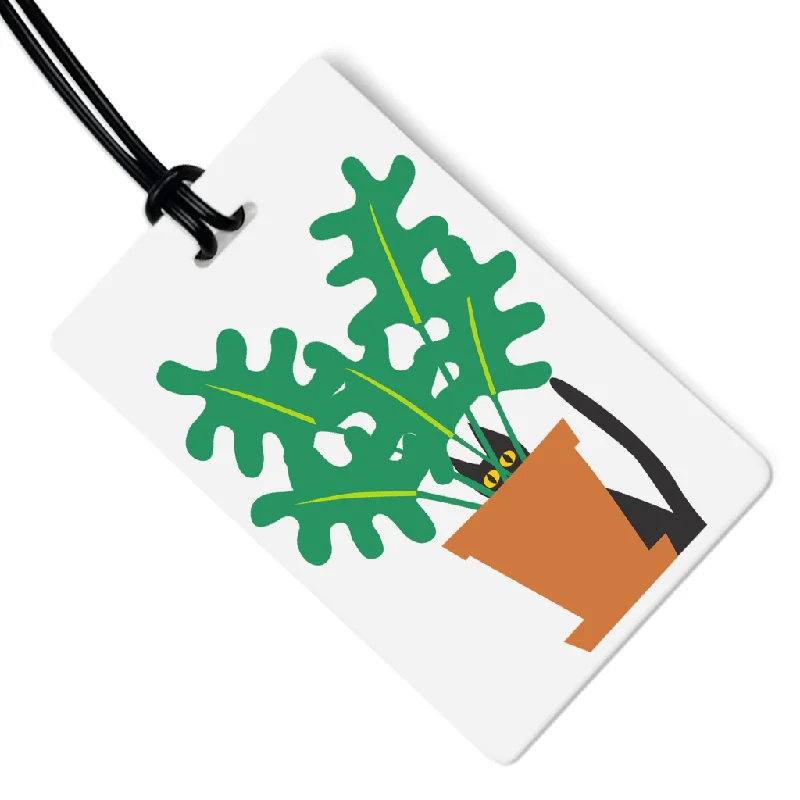 Unbeatable Prices Cat in Plant Luggage Tag